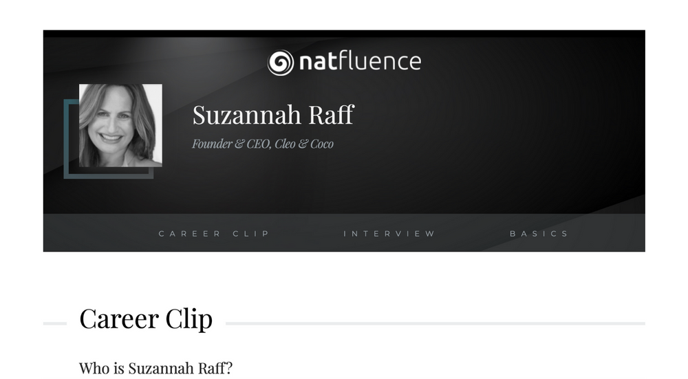 Natfluence X Suzannah Raff
