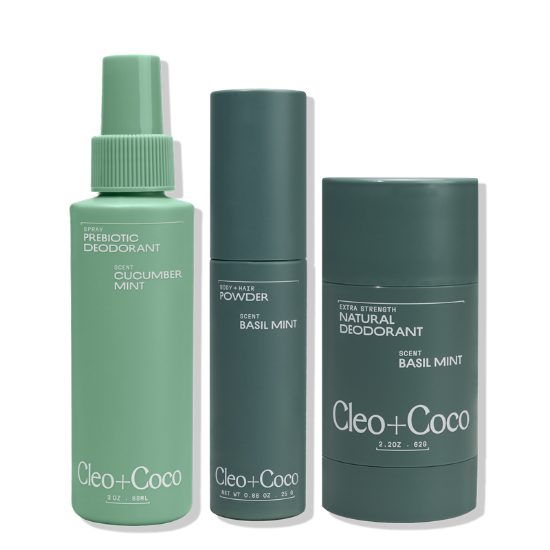 Spray + Powder + Balm Mint